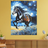 Galloping Horse Canvas Afdruk (Insitu (Woonkamer))