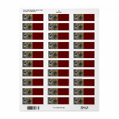 Galloping Horse Cowboy Boots Hoefijzer Sunflower Etiket (Full Sheet)