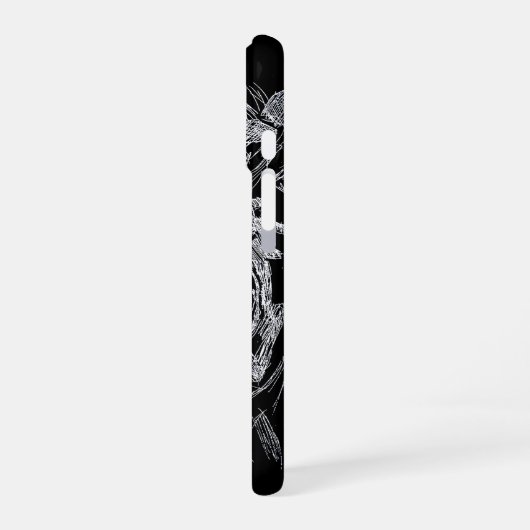 Galloping Horse – Edvard Munch Personalized  iPhone 16 Hoesje (Linkerkant)