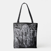 Galloping Horse – Edvard Munch Personalized  Tote Bag (Achterkant)