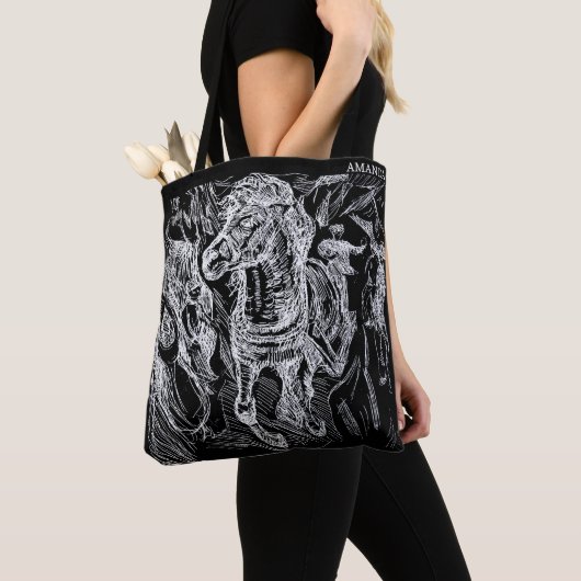Galloping Horse – Edvard Munch Personalized  Tote Bag (Dichtbij)