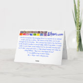 Galloping Horse Greeting and Note Cards Kaart (Achterkant)