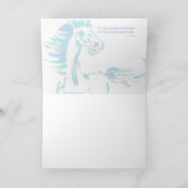 Galloping Horse Greeting and Note Cards Kaart (Binnen)
