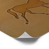 Galloping Horse Motivatie gedicht Poster (Hoek)