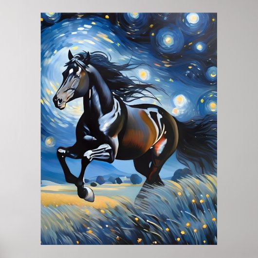 Galloping Horse Poster (Voorkant)