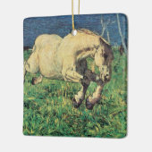 Galloping Horse van Giovanni Segantini,  kunst Keramisch Ornament (Links)