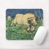 Galloping Horse van Giovanni Segantini,  kunst Muismat (Met muis)