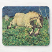 Galloping Horse van Giovanni Segantini,  kunst Muismat (Voorkant)