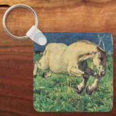 Galloping Horse van Giovanni Segantini,  kunst Sleutelhanger (Voorkant)