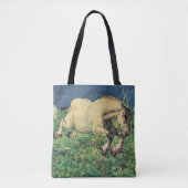 Galloping Horse van Giovanni Segantini,  kunst Tote Bag (Voorkant)