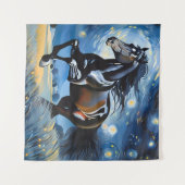 Galloping Horse Wandkleed (Voorkant (horizontaal))