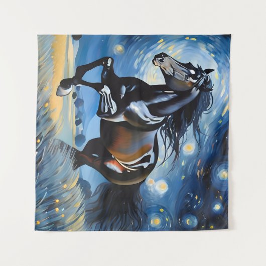 Galloping Horse Wandkleed (Voorkant (horizontaal))