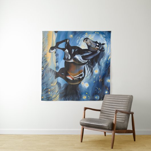 Galloping Horse Wandkleed (In Situ (horizontaal))