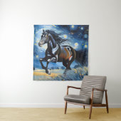 Galloping Horse Wandkleed (In situ)