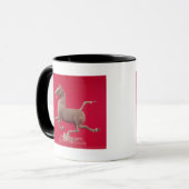 Galloping horse with one Hoof Resting on a Mok (Voorkant links)