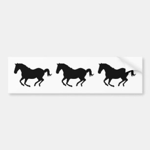 Galloping Horses Bumpersticker