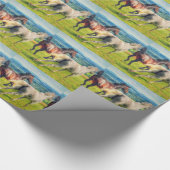 Galloping Horses Cadeaupapier (Hoek)