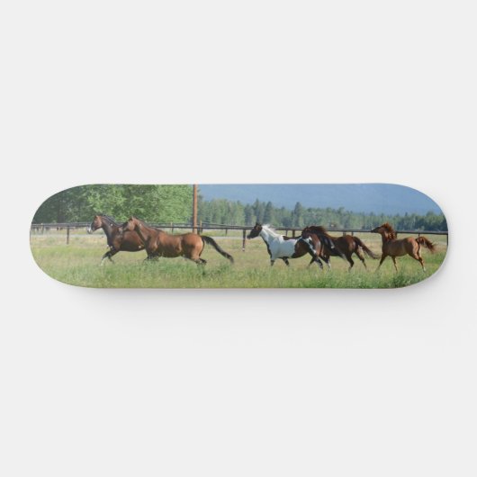 Galloping Horses Persoonlijk Skateboard (Horizontaal)