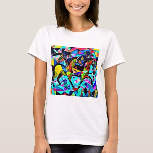 Galloping Horses T-shirt (Voorkant)