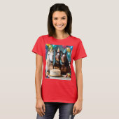 Galloping In Fun: Een Paard Verjaardagsviering T-shirt (Voorkant volledig)