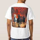 : Galloping Joy: Cartoons in Motion T-Shirt (Achterkant)