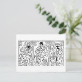 Galloping Knight briefkaart (Staand voorkant)