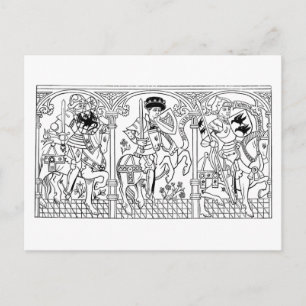 Galloping Knight briefkaart