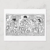 Galloping Knight briefkaart (Voorkant)