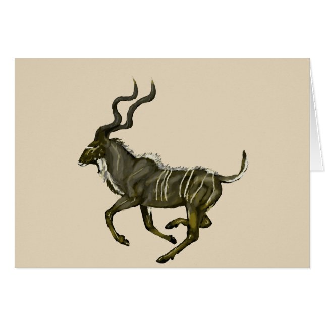 Galloping kudu (Voorkant Horizontaal)