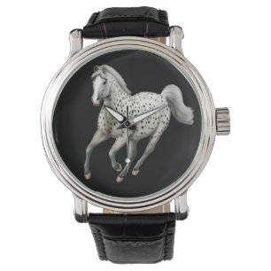 Galloping Leopard Appaloosa Horse Watch Horloge