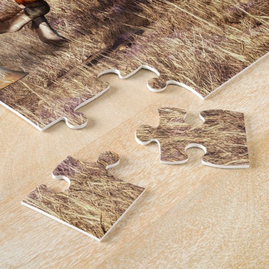 Galloping Mustangs Legpuzzel (Zijkant)