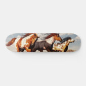 Galloping Mustangs Persoonlijk Skateboard (Horizontaal)