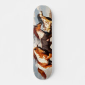 Galloping Mustangs Persoonlijk Skateboard (Voorkant)