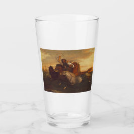 Galloping Outlaw (Cowboy on Horseback) (paarden) Glas
