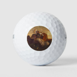 Galloping Outlaw (Cowboy on Horseback) (paarden) Golfballen