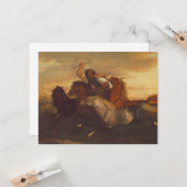 Galloping Outlaw (Cowboy on Horseback) (paarden) Kaart (Voorkant / Achterkant in situ)