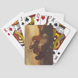 Galloping Outlaw (Cowboy on Horseback) (paarden) Pokerkaarten