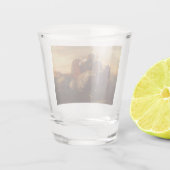Galloping Outlaw (Cowboy on Horseback) (paarden) Shot Glas (Achterkant)