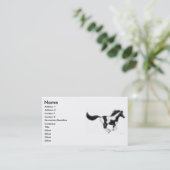 Galloping Paint Horse Visitekaartje (Staand voorkant)