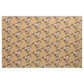 Galloping pinto Horse Stof (Fat Quarter)
