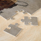 Galloping Pinto Paint USA Pony Express Horse Legpuzzel (Zijkant)