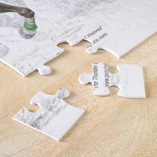 Galloping Race Horses Legpuzzel (Zijkant)