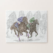Galloping Race Horses Legpuzzel (Horizontaal)