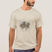 Galloping Race Horses T-shirt (Voorkant)