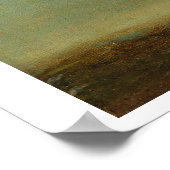 Galloping Racehorse en opgezet Jockey in Red (olie Poster (Hoek)