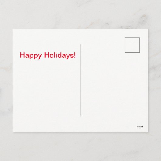 Galloping Santa Feestdagenkaart (Achterkant)