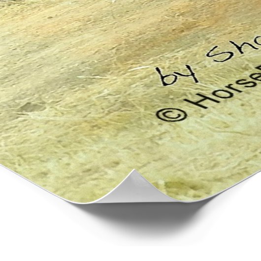 Galloping Shire Poster (Hoek)