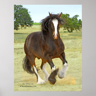 Galloping Shire Poster