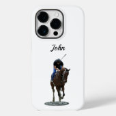 Galloping Thoroughbred Horse Cell Phone Case (Achterkant)