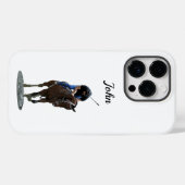 Galloping Thoroughbred Horse Cell Phone Case (Achterkant (horizontaal))